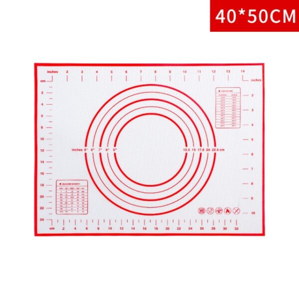 Silicone Pastry Mat Non Stick Baking Kneading Dough Mat Pastry Fondant Rolling Pad with Measurement Kitchen 2.jpg 640x640 2