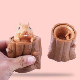Squeezing Squirrel Cup Dog Toys - image 2