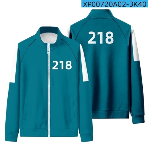 Squid game jacket men s Li Zhengjae same sportswear plus size 456 national tide autumn sweater 1.jpg 640x640 1