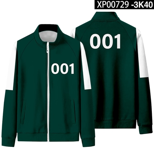 Squid game jacket men s Li Zhengjae same sportswear plus size 456 national tide autumn sweater 21.jpg 640x640 21