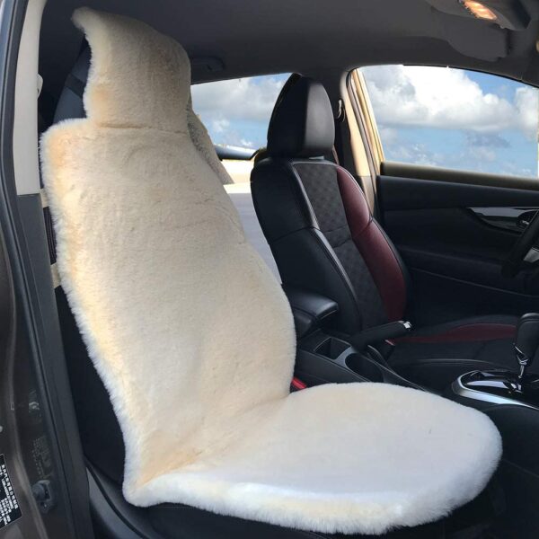 1Pcs Car Seat Wool Cover Fur Capes For Cars Plush Seat Cushion Front Fur Car Seat