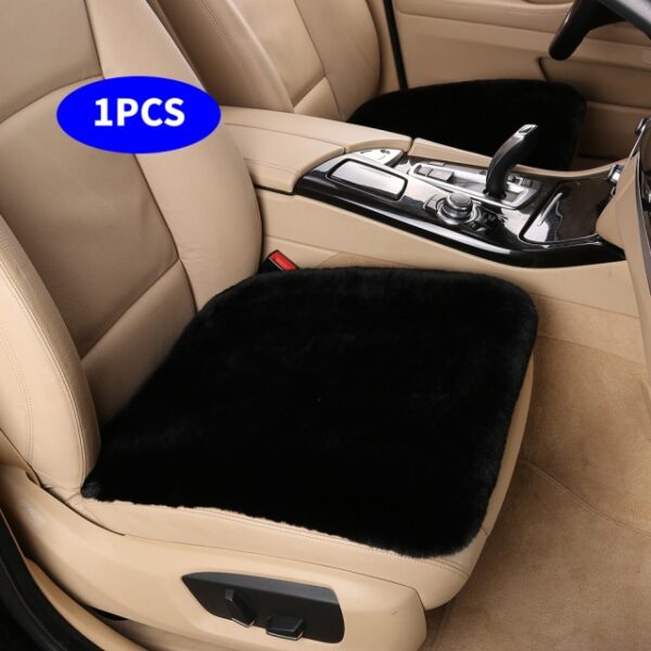 1Pcs Car Seat Wool Cover Fur Capes For Cars Plush Seat Cushion Front Fur Car