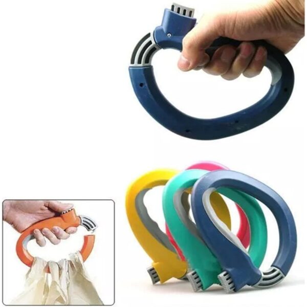 1Pcs Convenient One Trip Grip Shopping Grocery Bag Grips Holder Handle Carrier Tool D Shape For 1