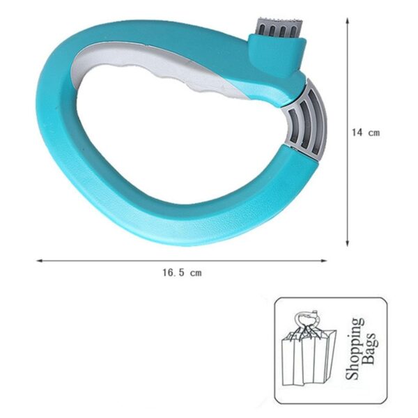 1Pcs Convenient One Trip Grip Shopping Grocery Bag Grips Holder Handle Carrier Tool D Shape For 3