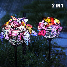 Solar Butterfly Stake Lights - image 2