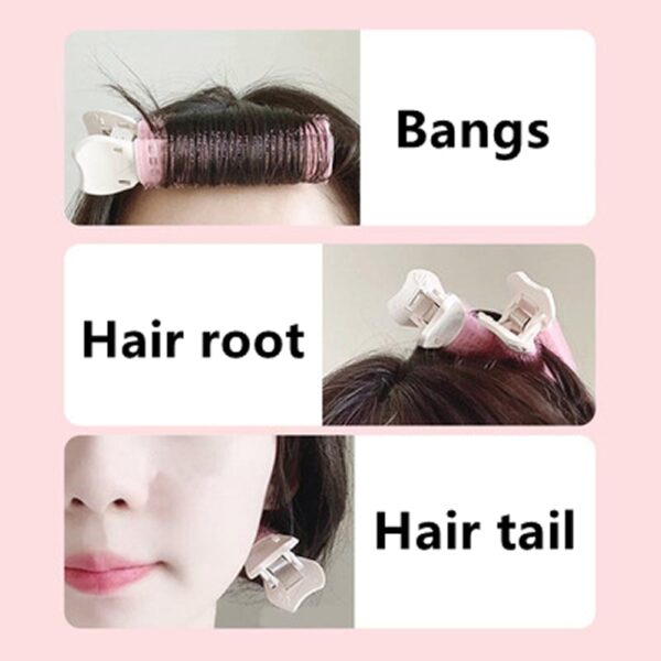 2Pcs set hair root fluffy clip fixed bangs artifact pad hair root hairpin curl hairless clip 3
