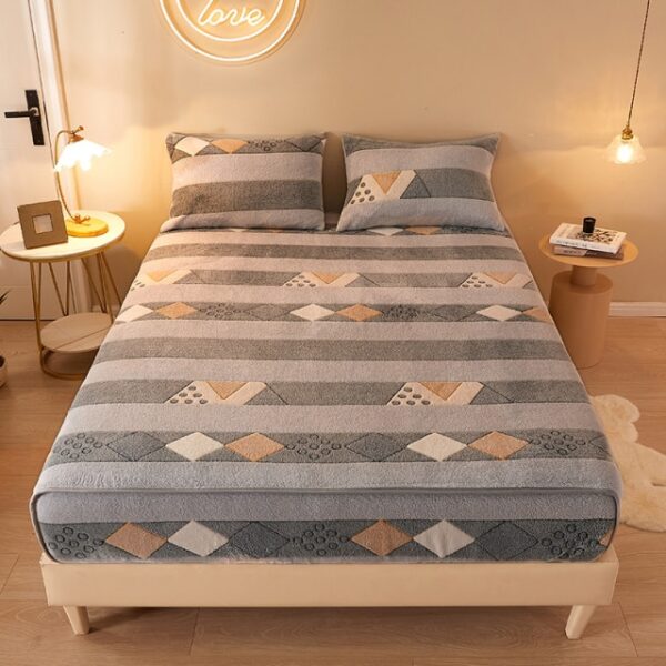 可調節底床單法蘭絨彈性床單保暖厚床單冬季床墊套 150 4.jpg 640x640 4