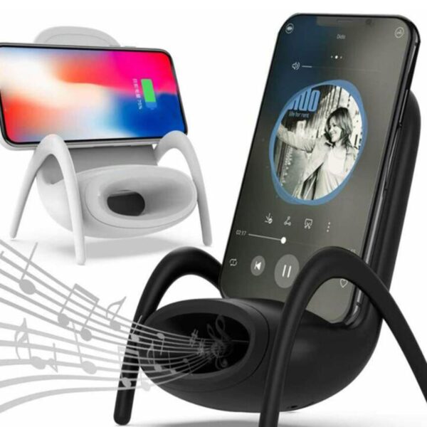 Amplifier Wireless Charger Phone Holder for Iphone 13 12 11 Pro X High Power Fast Charging