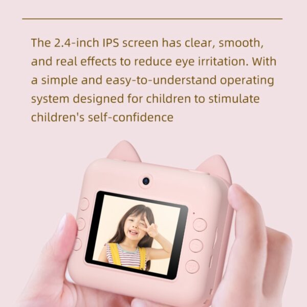 Children Camera For Kids Instant Camera 12MP Digital Camera For Children Photo Camera Toys For Girl 4