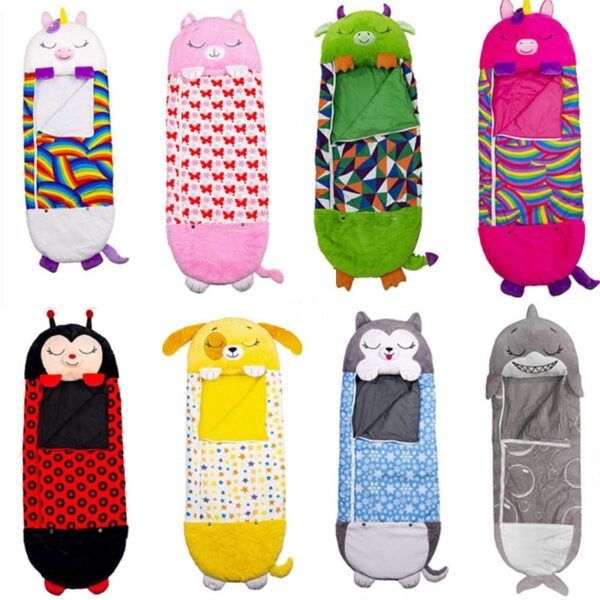 Children s Cartoon Sleep Sack For Birthday Gift Kids Sleeping Bag Plush Doll Pillow Baby Boys