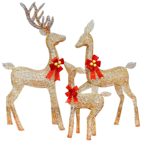 Christmas Decoration Ornaments 30 40 50 CM Gold Deer Elk Led Light Xmas Tree Scene Room 3.jpg 640x640 3