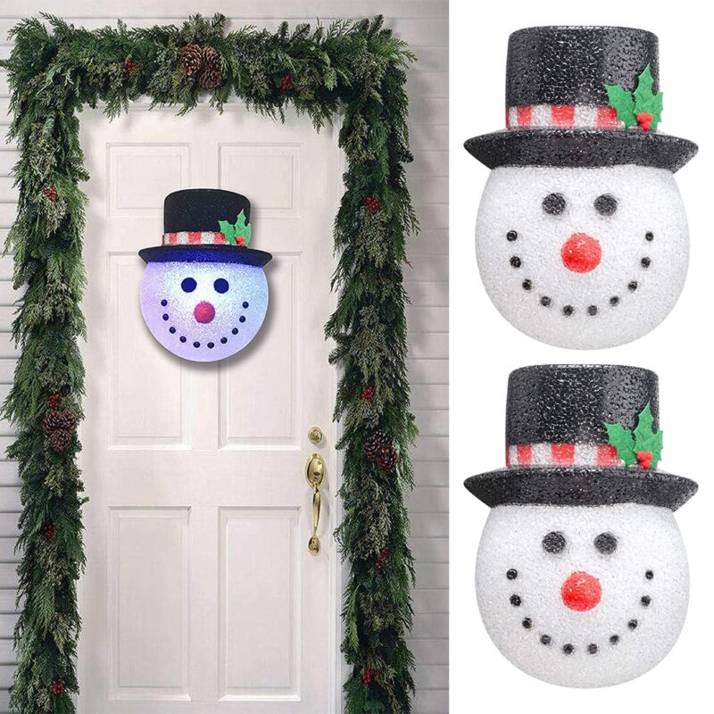 Snowman Porch Light Covers JOOPZY