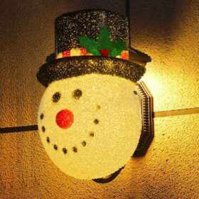 Snowman Porch Light Covers - image 1