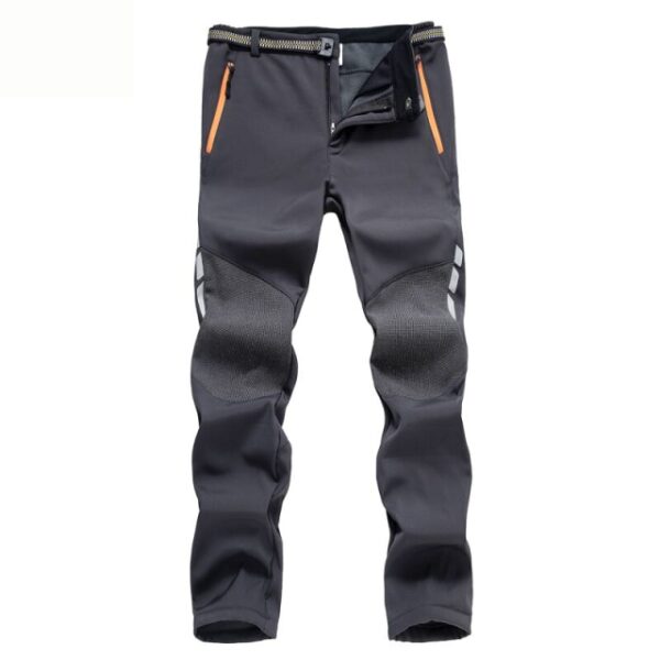 Spodnie wspinaczkowe Męskie spodnie zimowe na wędrówki Męskie ciepłe polarowe spodnie softshellowe Outdoor Grube Trekking Narciarstwo 1.jpg 640x640 1