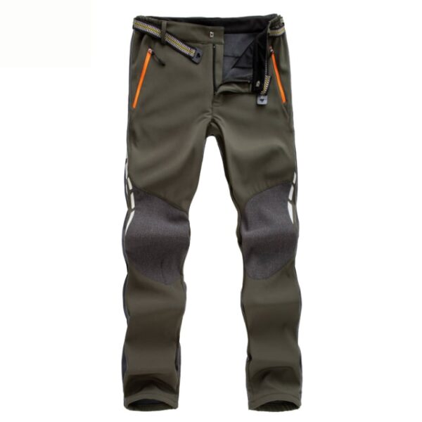 Панталони за катерене Мъжки зимни панталони за туризъм Мъжки топли поларени Softshell панталони На открито Дебели трекинг ски 2.jpg 640x640 2