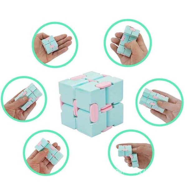 Decompression Toy Flip Pocket Unlimited Cube Puzzle Infinite Fidget Stress Anxiety Relief Trending