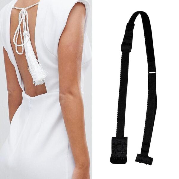 Deep V neck Open Back Extension Belt Bra Cross Belt Invisible Underwear Conversion Belt For Low 1