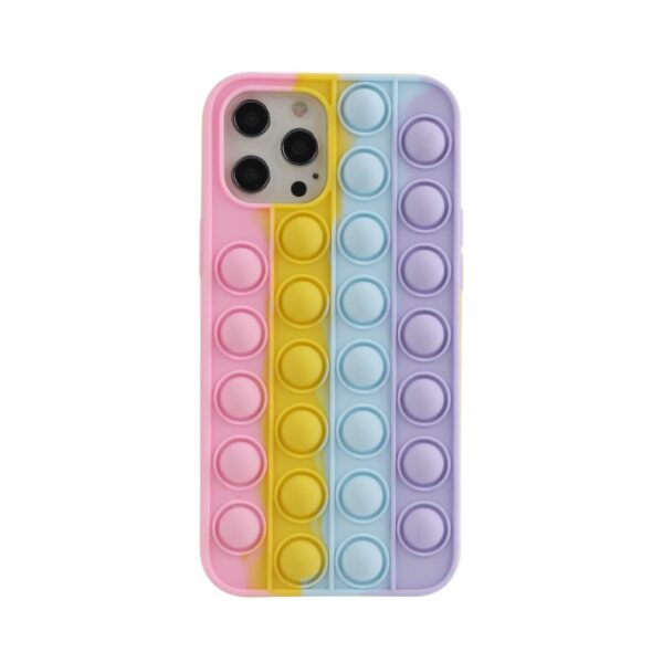 Fashion Rainbow Silicone Phone Case For Iphone 12 11 Pro X XR XS Max 5