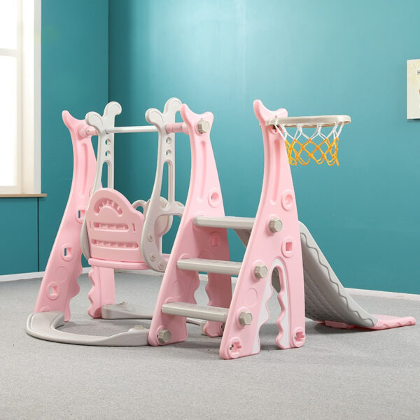 IMBABY Kids Swing Slide Combination Baby Swing Family Indoor Playground Kindergarten Safe Plastic With Water Sand 6