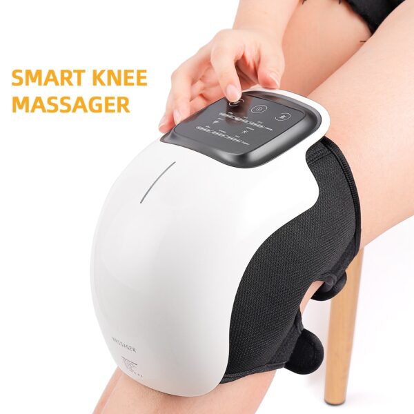Massageador de joelho com laser infravermelho, instrumento de fisioterapia de aquecimento, ombro, cotovelo, massagem vibratória, reabilitação, alívio da dor