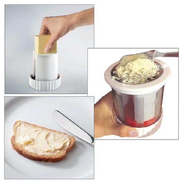 Innovative Butter Cutte Mill Spreadable Butter Riight Out Of The Fridge Gadgets With Lid Butter Dispenser 3