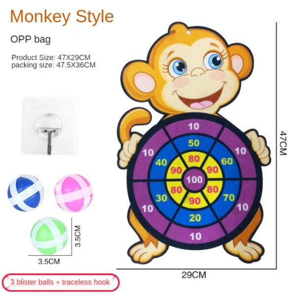 Kids Target Sticky Ball Dartboard Creative Throw Party Outdoor Sports Indoor Cloth Toys Educational Board Games 3.jpg 640x640 3