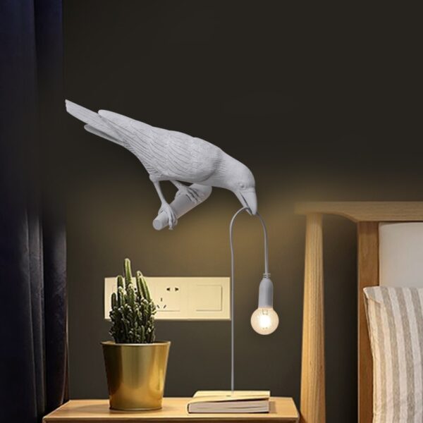 Lucky bird candeeiro de mesa led, decoração de sala de estar, quarto, iluminação interna, luzes de cabeceira 2