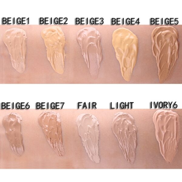 MISS ROSE 37ml Matte Liquid Foundation Cream Soft Matte Long Wear Oil Control Concealer Fashion Basic 2