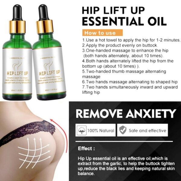 Magic Beautiful HIP Extract 30ml Hip Essential Oil Hip Essence Hip Massage Essence ABNORMAL HIP MASSAGE 4