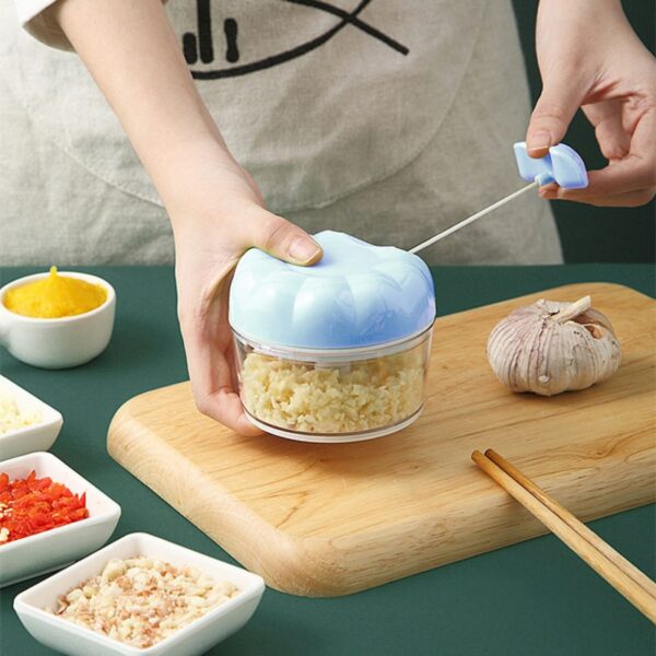 Multi function Garlic Grinding Chopper Manual Garlic Press Food Vegetables Cutter Meat Grinders Kitchen Gadgets pepper