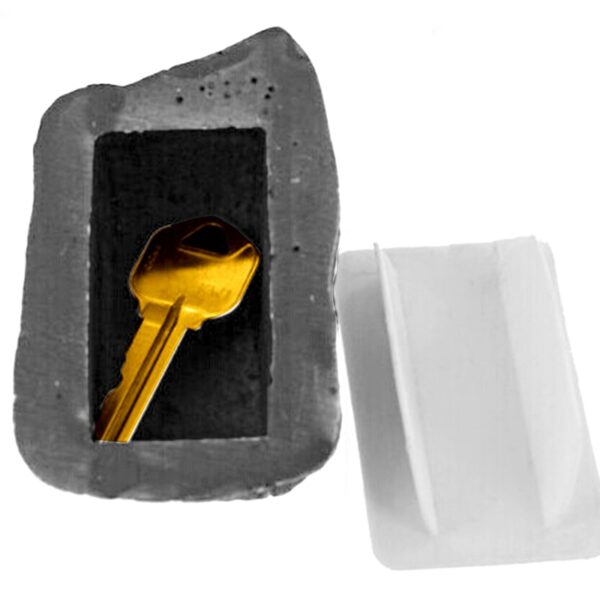 Outdoor Spare Garden Key Box Rock Hidden Hide In Stone Security Safe Storage Hiding Containers Safe 1