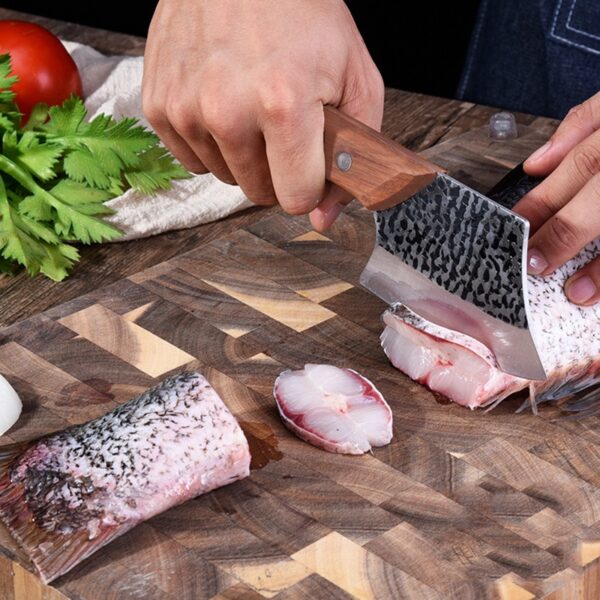 Pocket Mini Fishing Knife Stainless Steel Sharp Chef Knife for Meat Fish Fruit Vegetables Cutter Butcher 3