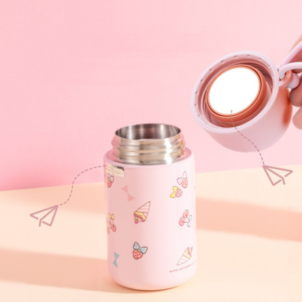 Sanrio Character Stainless Steel cute Thermos water bottle cup mug flask heat retention insulation bottle stationery school supplies