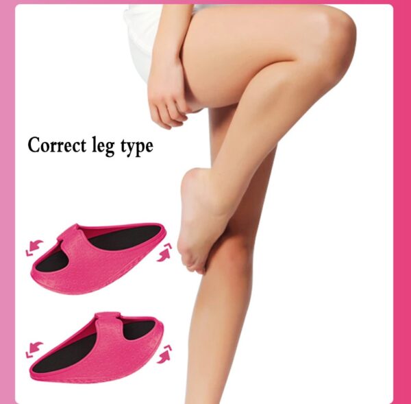 Woman Body Shaping Body Hugging Rocking Slippers Leg Shape Care Single Strap Slipper Half Palm Negative 5