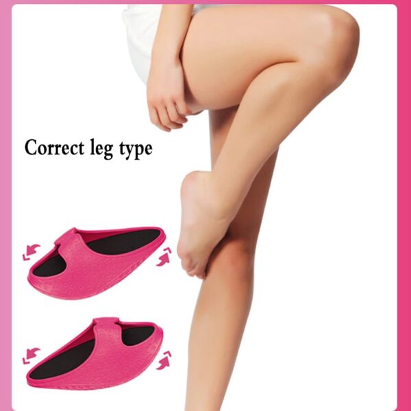 Woman Body Shaping Body Hugging Rocking Slippers Leg Shape Care Single Strap Slipper Half Palm Negative 5