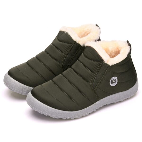 Buty damskie Ultralekkie buty zimowe Damskie Kostki Botas Mujer Wodoodporne Śniegowce Damskie Wsuwane Płaskie 9.jpg 640x640 9