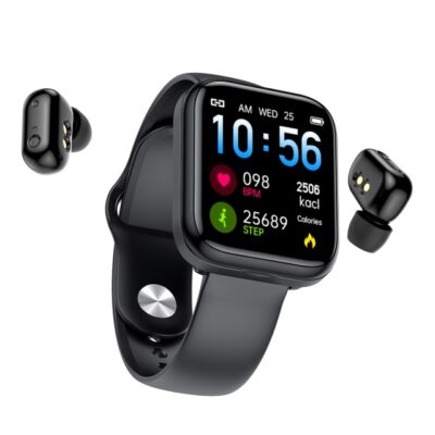 X5 smart watch TWS Bluetooth headset 2 in 1 HIFI music watch heart rate blood pressure.jpg 640x640