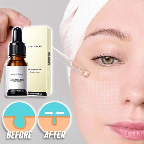Zero pore Instant Perfection Serum Lactobionic Acid Face Solution Serum Minimize Pores Anti Wrinkle Lift Firming
