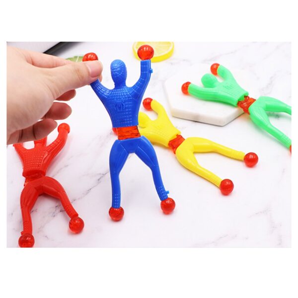 10PCS Random Color Funny Birthday Vent Novel Party Gift Supplies Sticky Wall Climbing Kid Climber Men 4