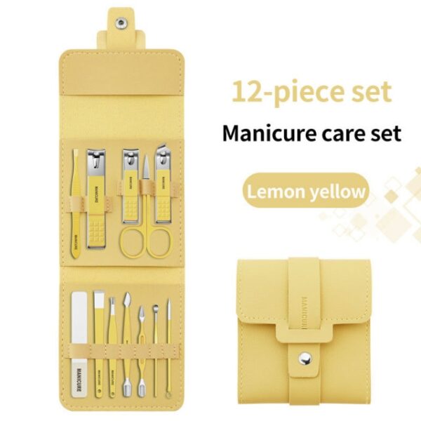 16Pcs Nail Clipper Set Stainless Steel Manicure Pedicure Cuticle Remover Nail File Nail Clipper Manicure Scissors 7.jpg 640x640 7