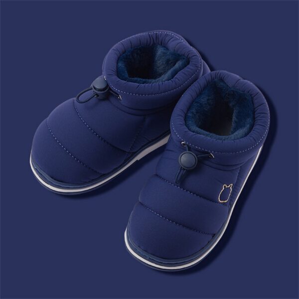 2021 Kinderen Winterlaarzen Kinderen Outdoor Sneeuwschoenen Jongens Warm Pluche Dikker Schoenen Indoor Home Boot