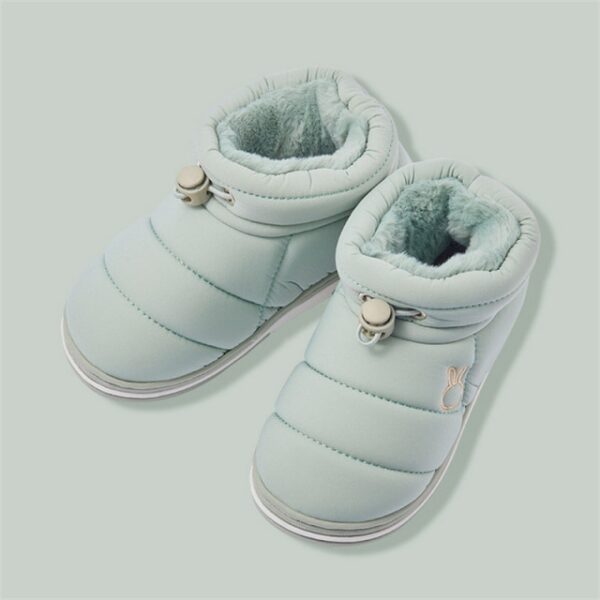 2021 Children Winter Boots Kids Outdoor Snow Shoes Boys Warm Plush Thicken Shoes Indoor Home