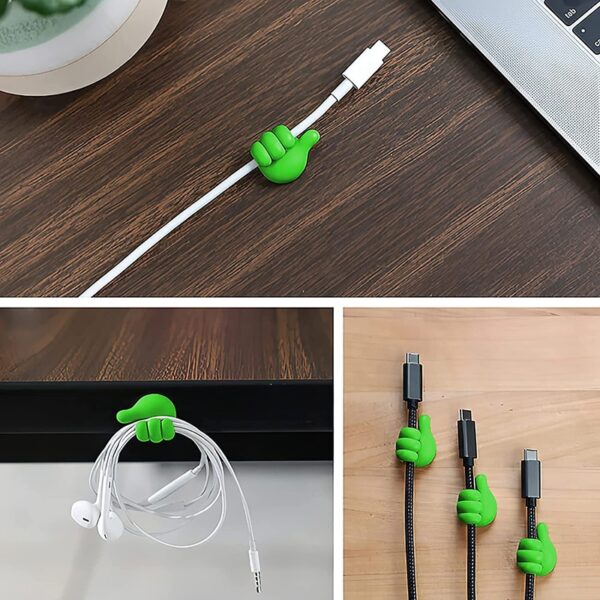 2pcs lot Multifunctional Clip Handy Holder Towel Key Thumb Hooks Non marking Data Cable Storage Holder 5