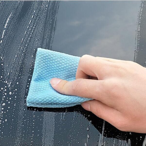 5Pcs Kitchen Anti Grease Wiping Rags Efficient Fish Scale Wipe Cloth Cleaning Cloth Home Washing Dish 1