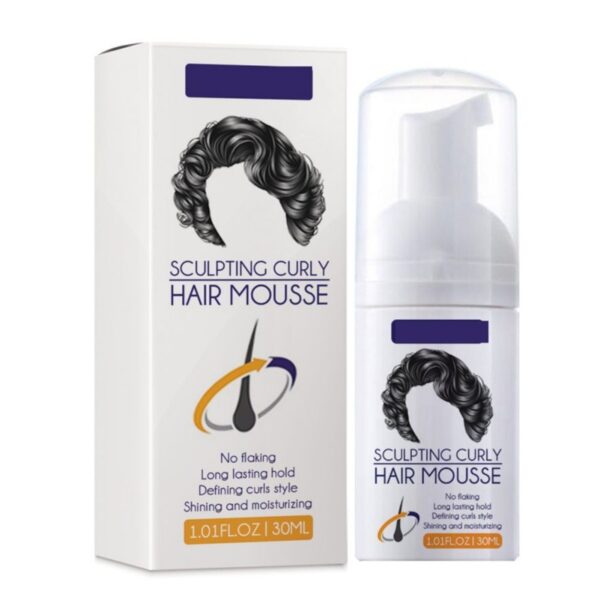 Iselona Irun Irun Mousse Norishing Curling Moisturizing Anti frizz Styling Foam Itọju Irun Irun Irun Irun 5