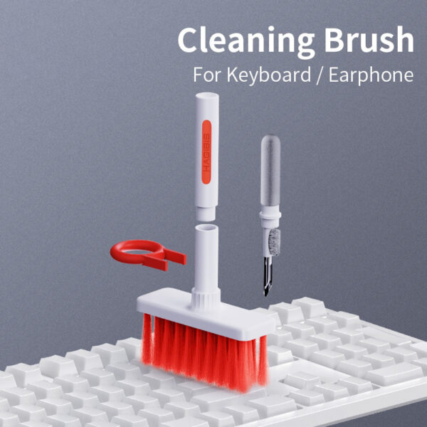 Hagibis Keyboard Cleaning Brush Computer Earphone Cleaning tools Keyboard Cleaner keycap Puller kit for PC Airpods 6