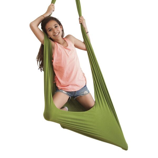 Kids Cotton Swing Hammock for Autism ADHD ADD Therapy Cuddle Up Sensory Child Therapy Elastic Parcel 1