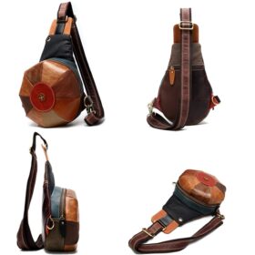 Leather Shoulder Bag - image 5
