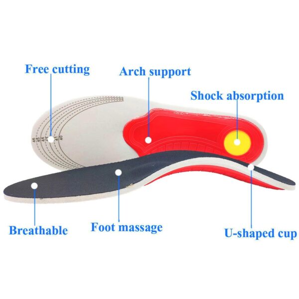 Orthotic Insole arch support Flatfoot Orthopedic Insoles for feet Ease Pressure Of Air Movement Damping Cushion 1