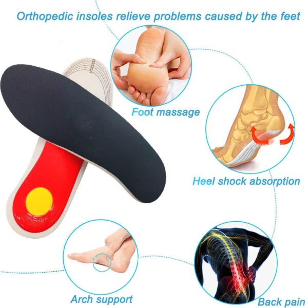 Orthotic Insole arch support Flatfoot Orthopedic Insoles for feet Ease Pressure Of Air Movement Damping Cushion 2